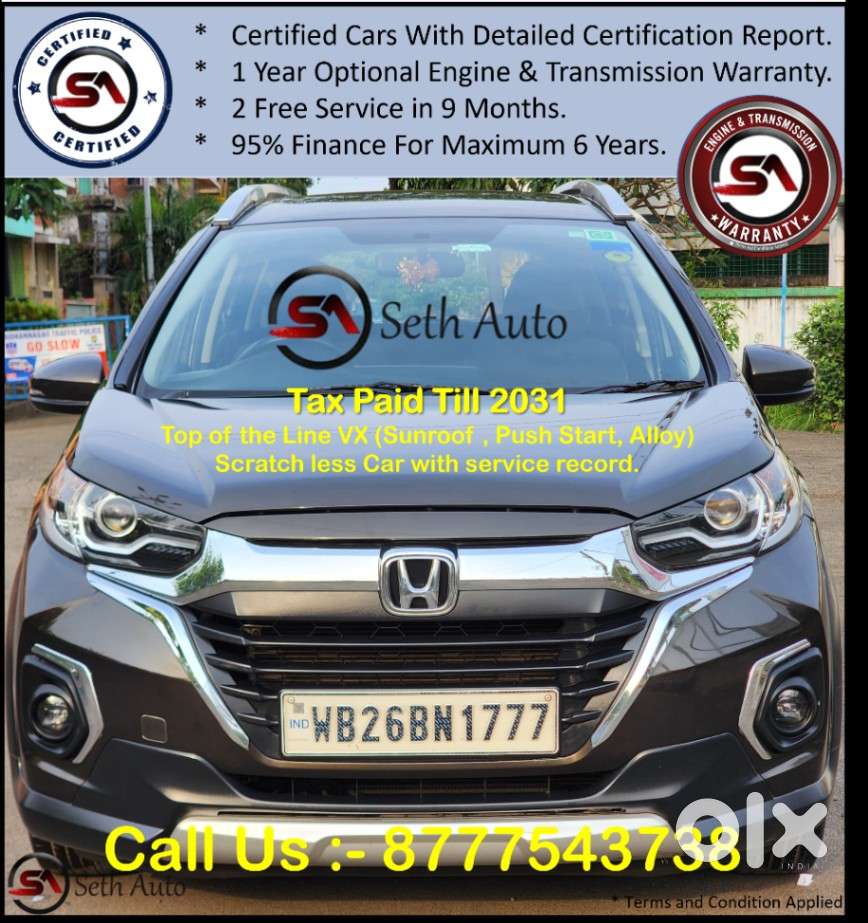 Honda Wr-v I-vtec Vx, 2021, Petrol