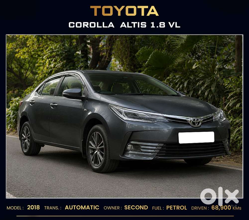 Toyota Corolla Altis Vl, 2018, Petrol