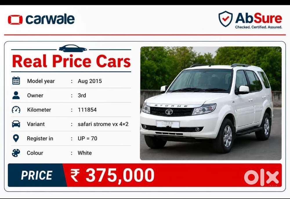 Tata Safari Storme Vx, 2015, Diesel