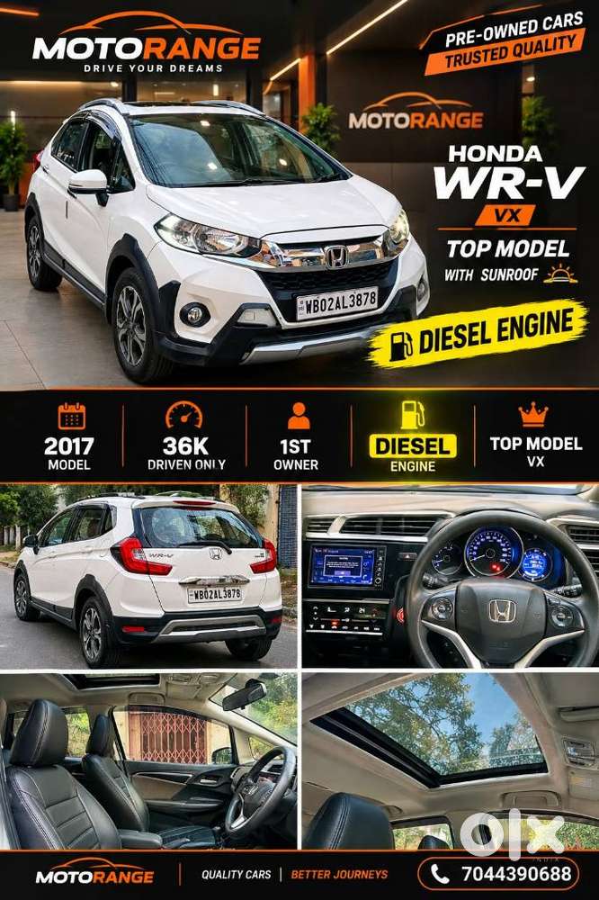 Honda Wr-v 1.5 Vx I-dtec, 2017, Petrol