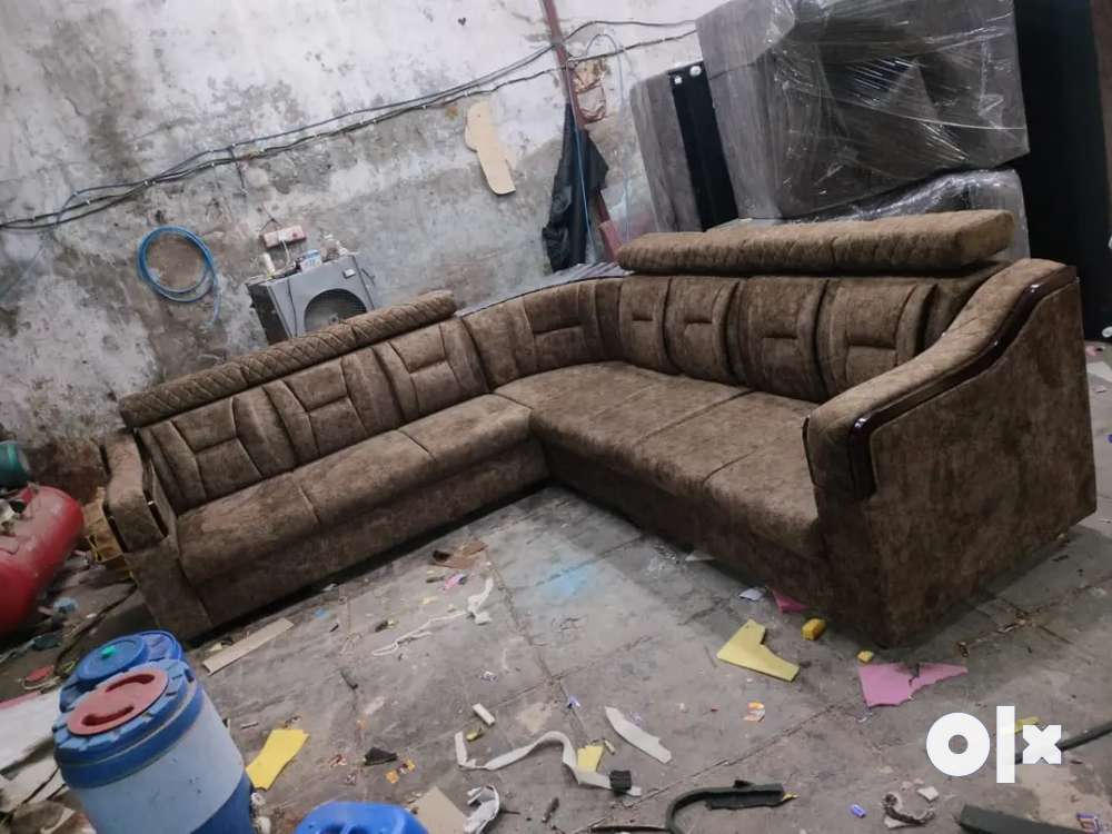 L shaped deals sofa olx