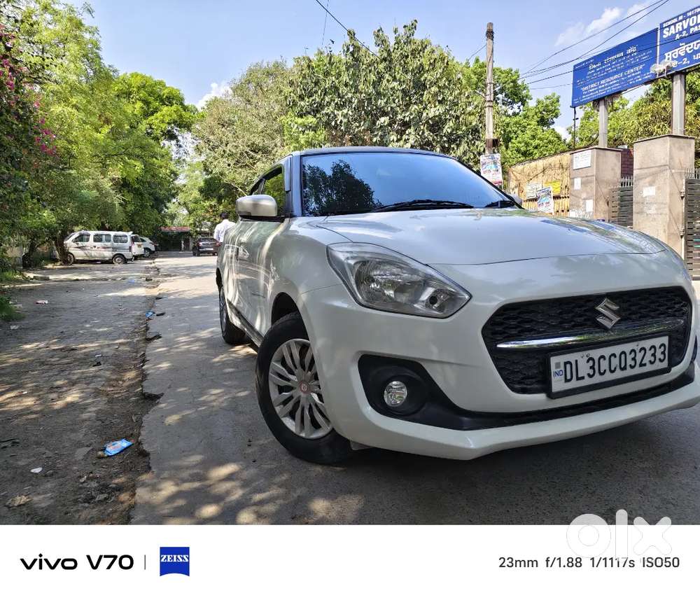 Maruti Suzuki Swift 2019 Cng 1 Owner Full Insurance White Colour
