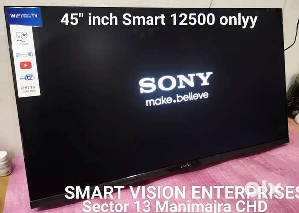 45 inch New SMART LED TV , FAST HOME DELIVERY Available