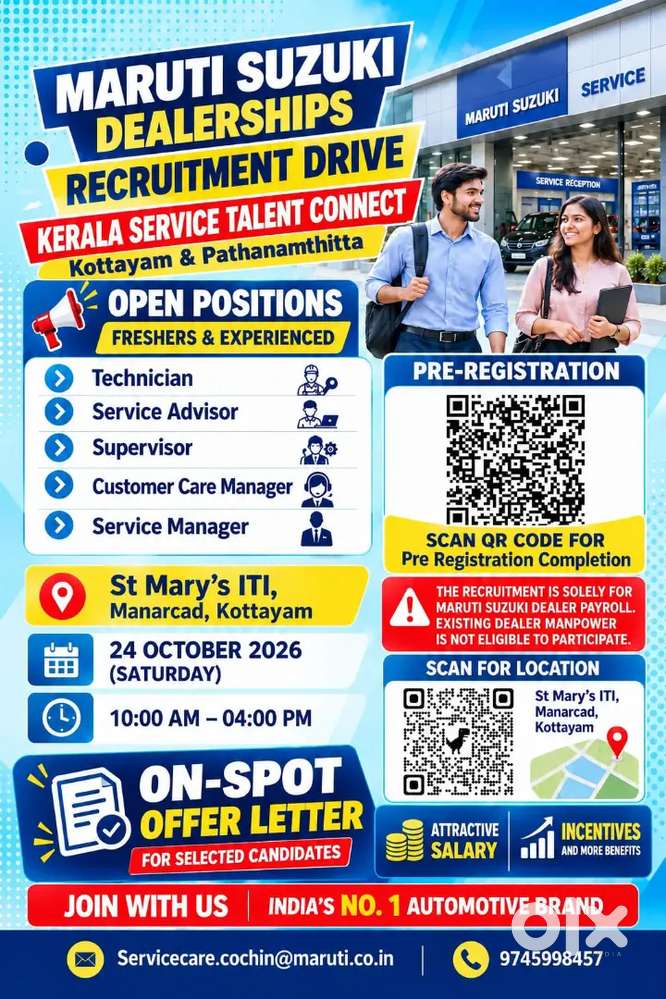 We are hiring ❗❗ Service Manager | Service Advisor | Techanician