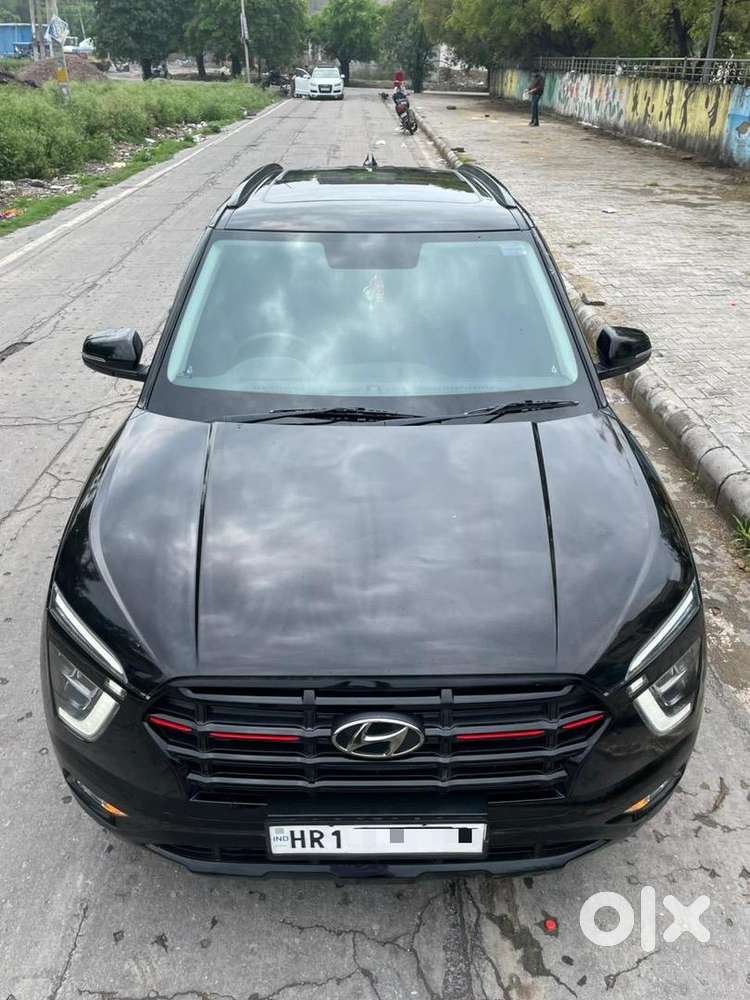 Hyundai Creta Petrol Sunroof 8/2023 S+ Knight Edition Best From Seltos
