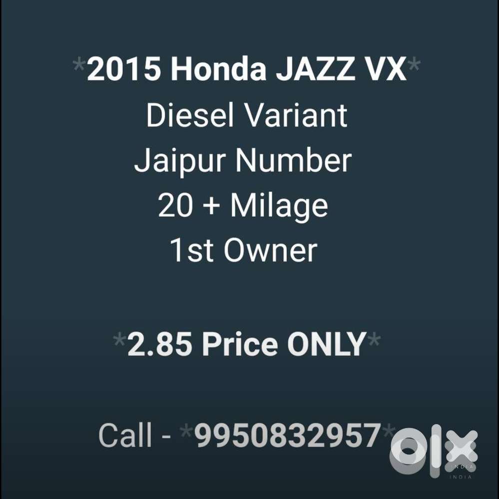 Honda Jazz 1.5 Vx I Dtec, 2015, Diesel