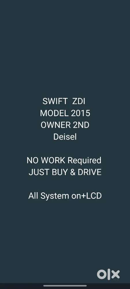 Maruti Suzuki Swift 2015 Diesel 82195 Km Driven.all Variant On