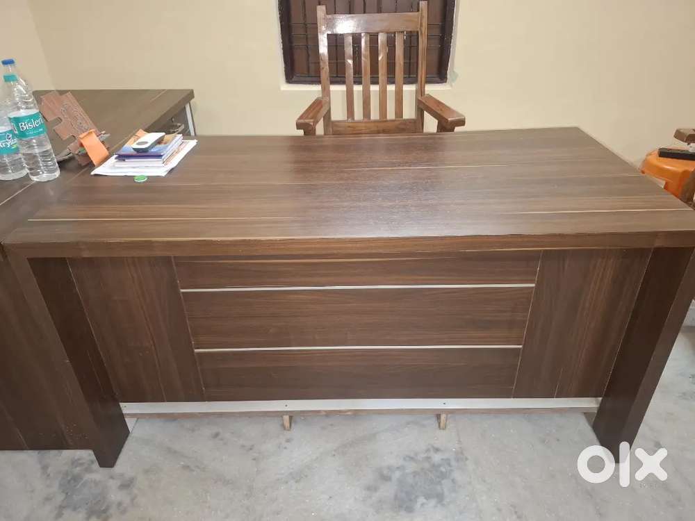 Two Plywood Office Tables with Sunmica; 6 Months Old  ₹15,000 Each