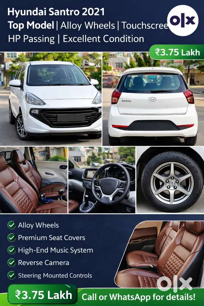 Hyundai Santro 2021 (hp Passing) For Sale In Excellent Condition