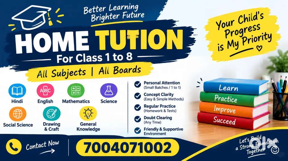Tution teacher available