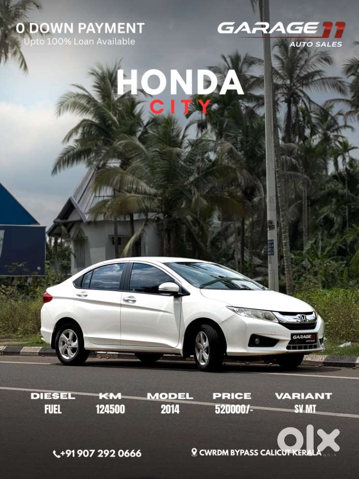 Honda City Sv Mt Edge Edition, 2014, Diesel