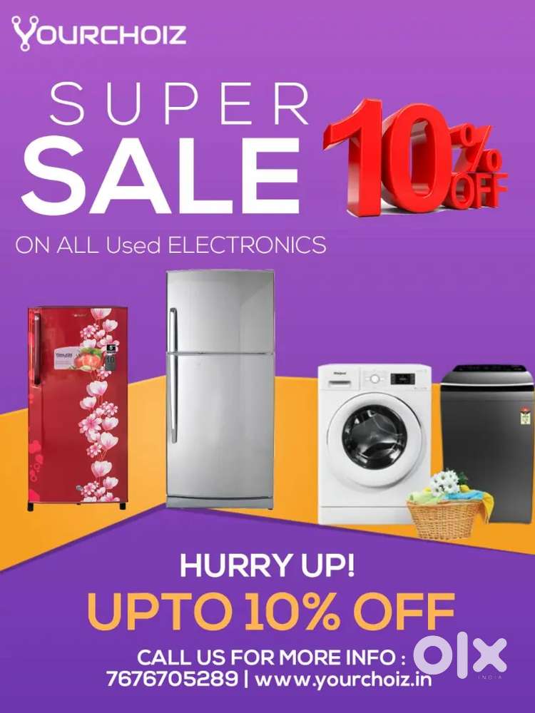 Good Condition Washing Machine an fridge&ndash; Affordable Price