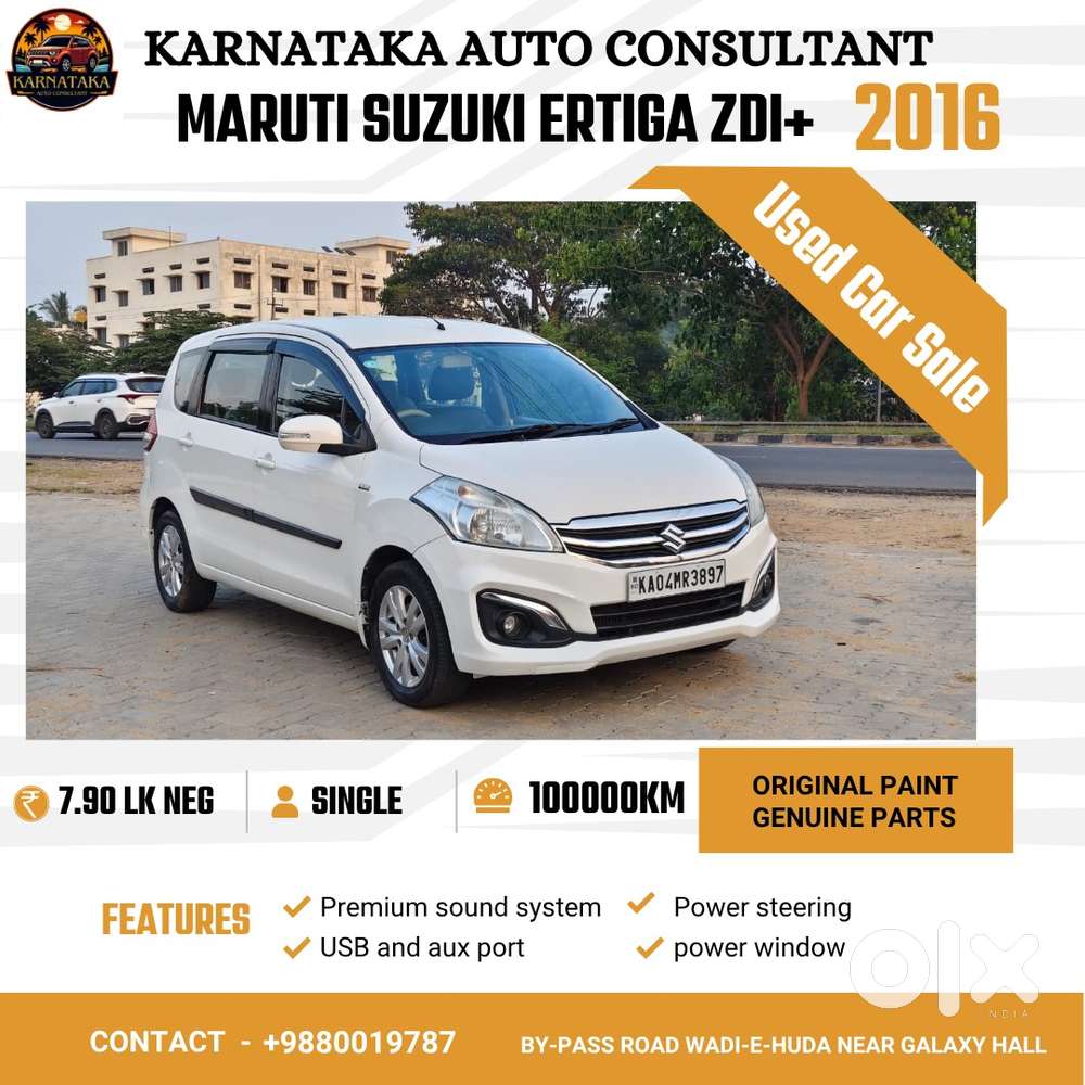 Maruti Suzuki Ertiga Shvs Zdi Plus, 2016, Diesel