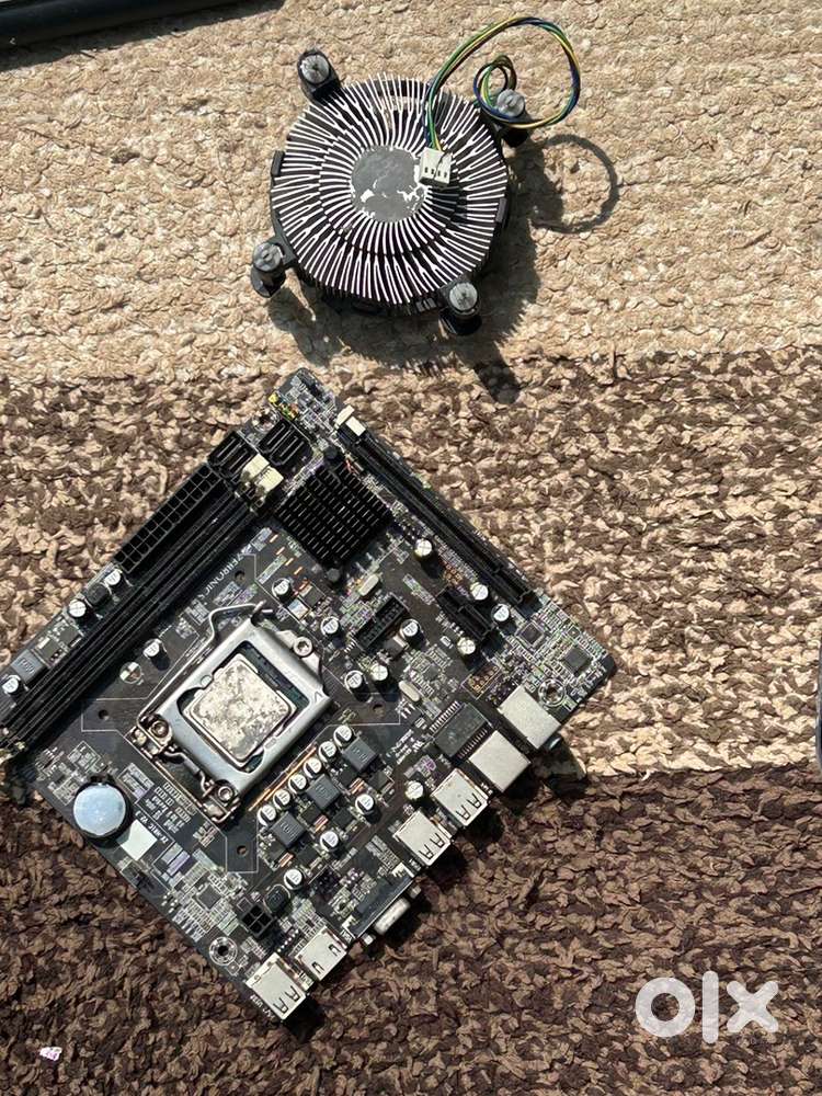 H61 motherboard with fan ( no ram ) + i3 processor