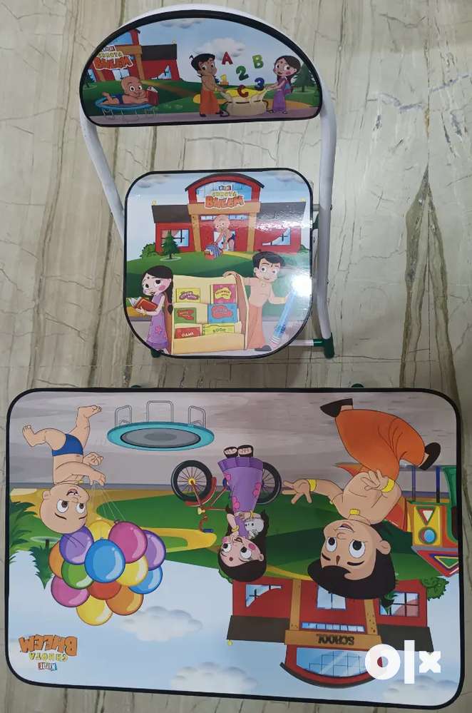 Chhota bheem table discount chair