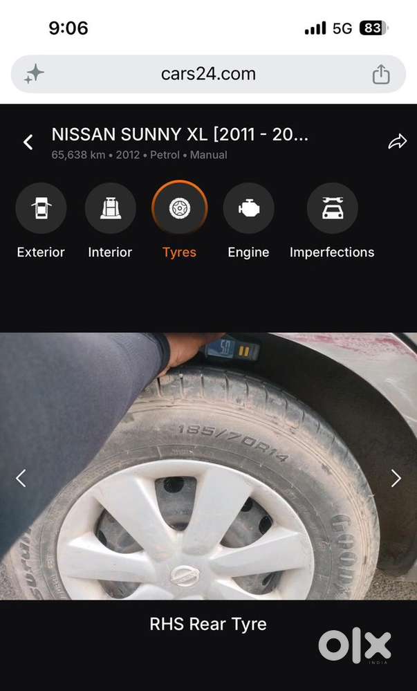 Nissan Sunny Petrol Manual 2012