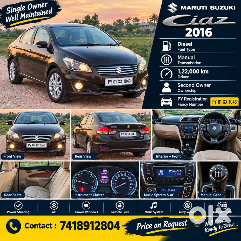 Maruti Suzuki Ciaz 2016 Diesel