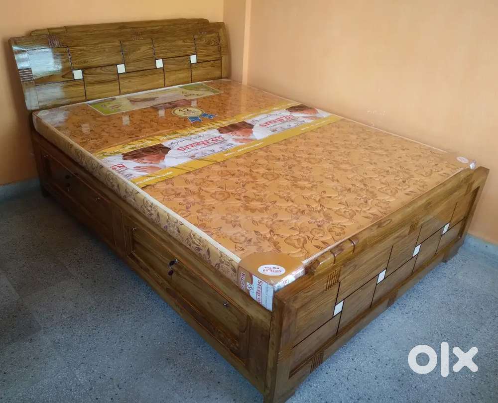 Low budjet segun wood box bed maker Beds & Wardrobes 1734073211