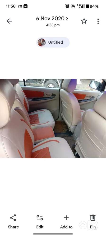 Toyota Innova 2.5 G2 2012 Diesel Manual