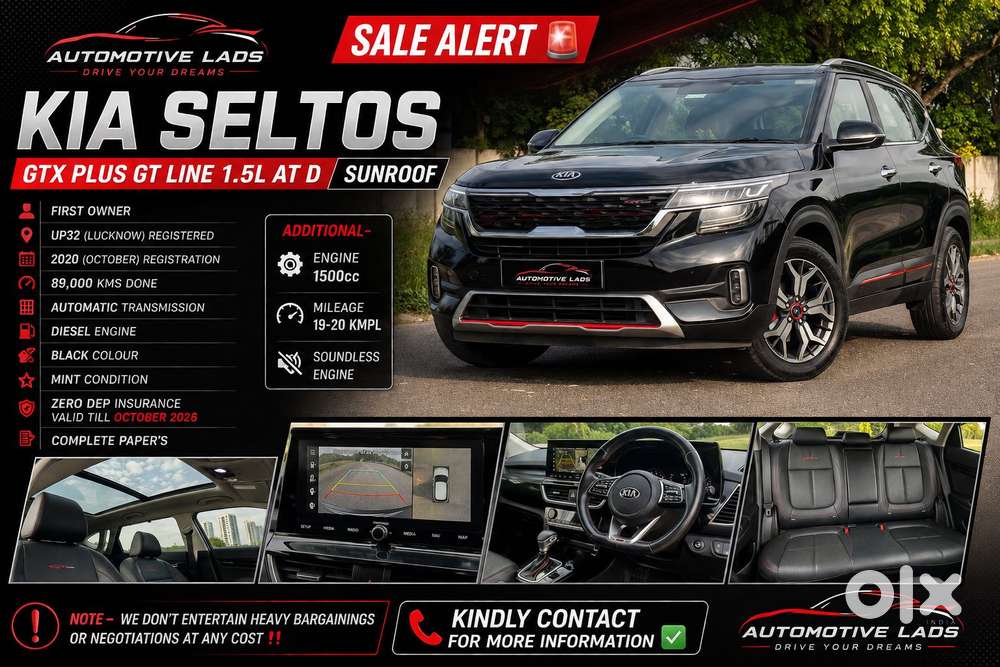Kia Seltos Gtx Plus At D, 2020, Diesel