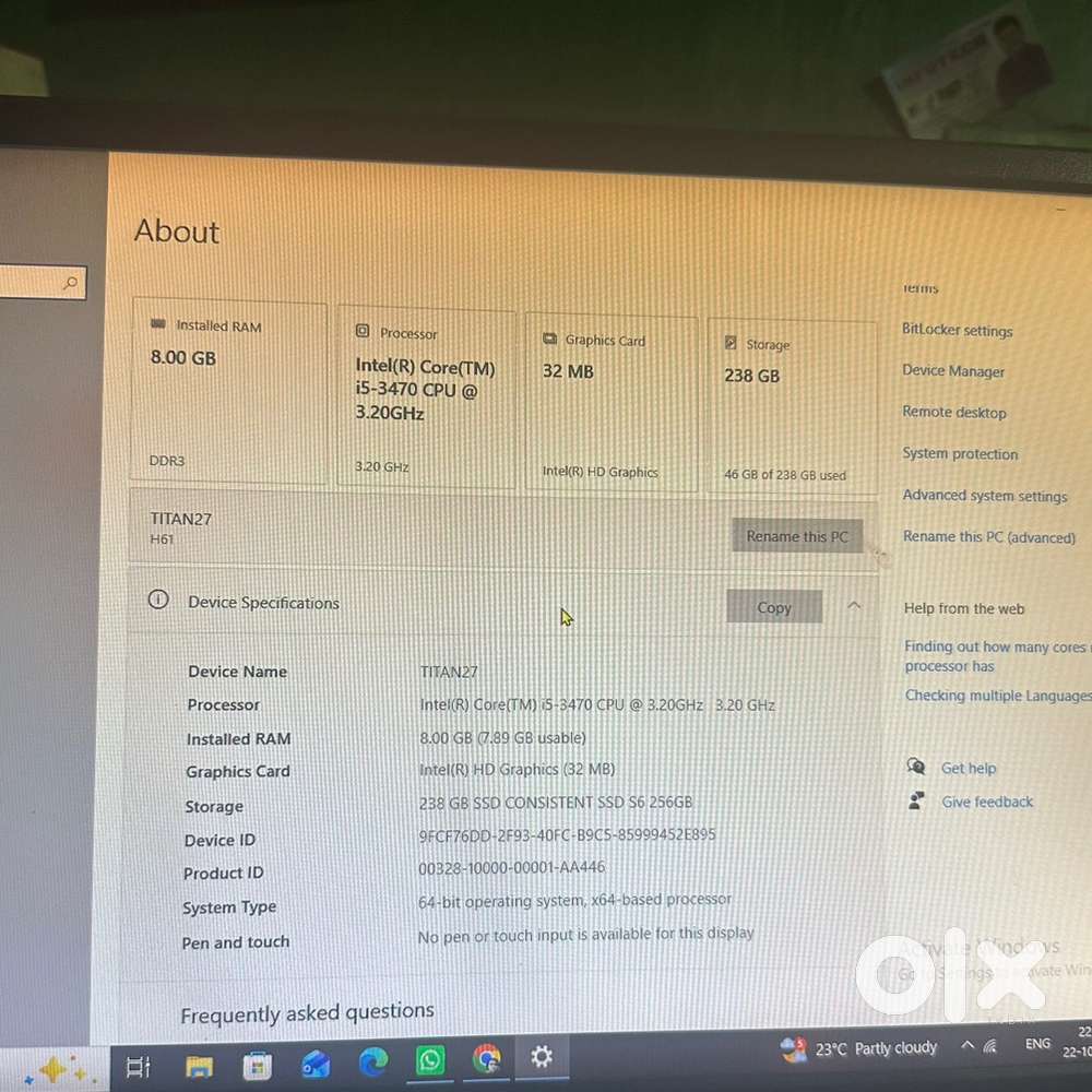 CPU SELL i5
