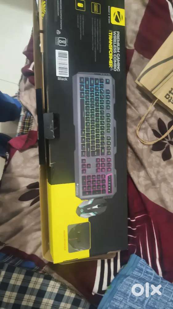Zebronic wireless keyboard and mouse and phone cooler and tripod