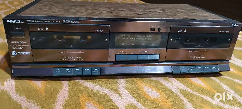 Metablitz SCR1000 Deck in mint condition  & 90s audio cassettes