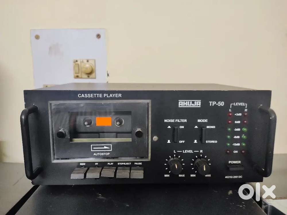 Ahuja stereo cassette deck professional good working condition Spare