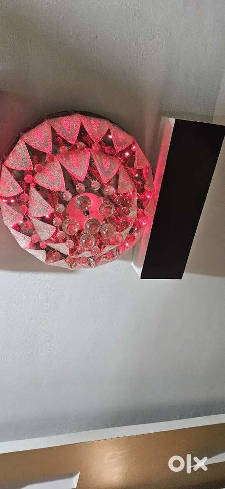 Jhoomer with 4 colour changing light with revolving balls Bluetooth mu