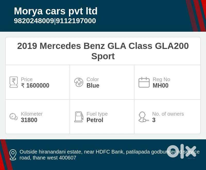 Mercedes-benz Gla Class 200 Sport Edition, 2019, Petrol