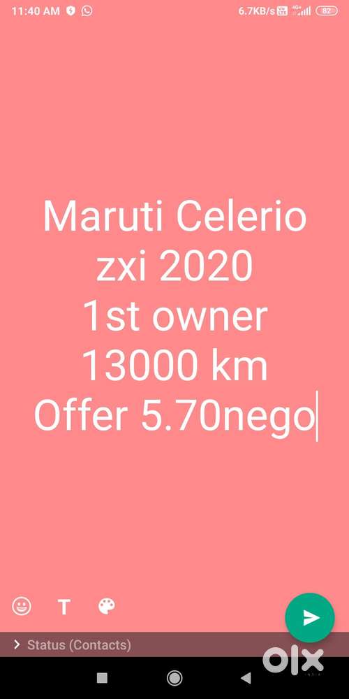 Maruti Suzuki Celerio Zxi(o) Mt, 2020, Petrol