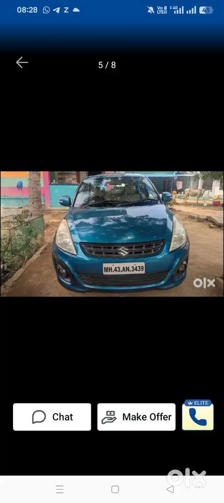 Swift Dzire 2013 Petrol 115000 Km