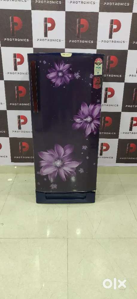 Purple flower model 200ltrs godrej single door refrigerator with warra