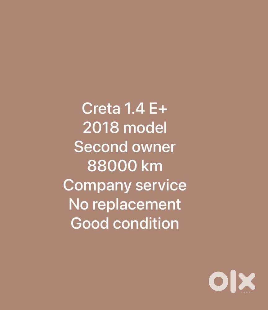 Hyundai Creta 2018 Diesel Well Maintained