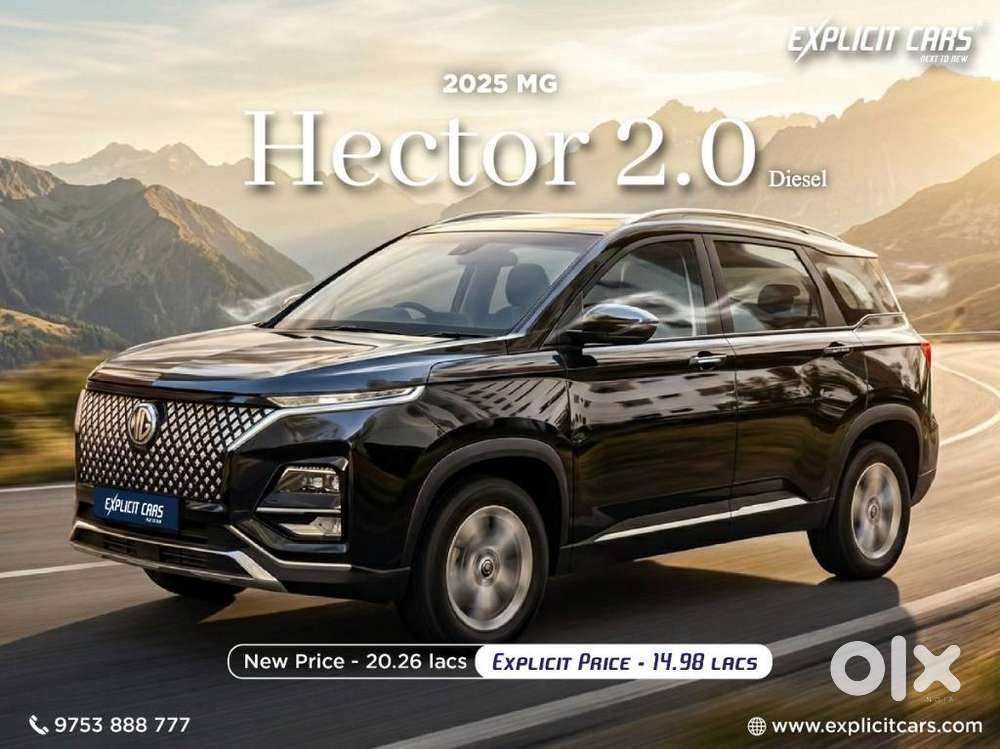 Mg Hector Shine 2.0 Turbo Diesel Mt, 2025, Diesel