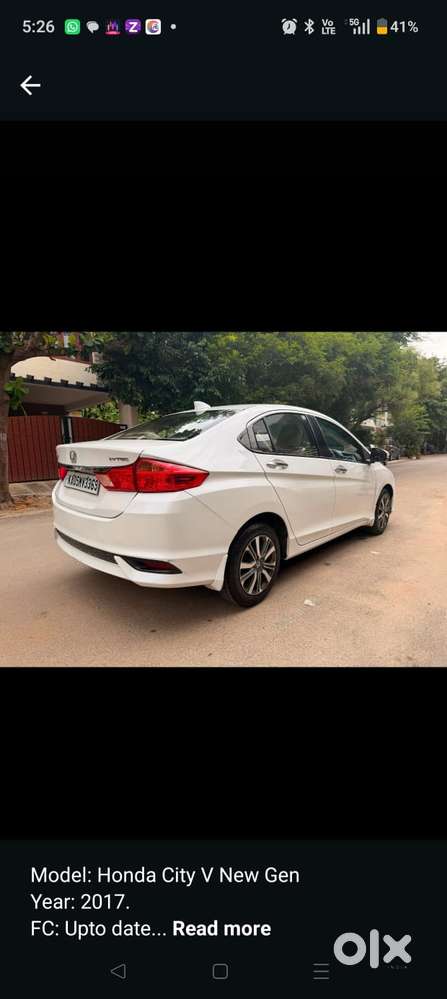 Honda City I Vtec V, 2017, Petrol