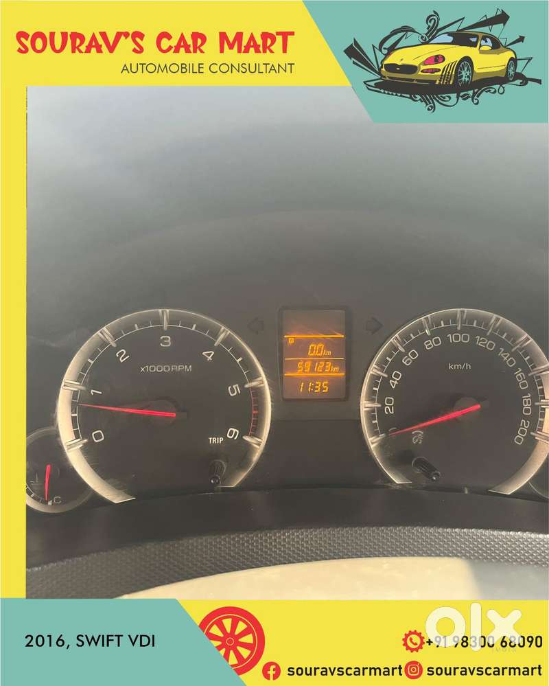 Maruti Suzuki Swift Vdi Bs Iv, 2016, Diesel