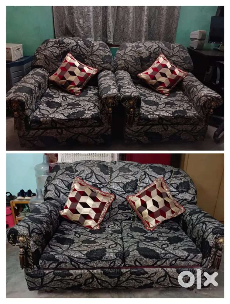 3 piece sofaset(1double sofa+2single sofa)=4 seater for sale, Silchar