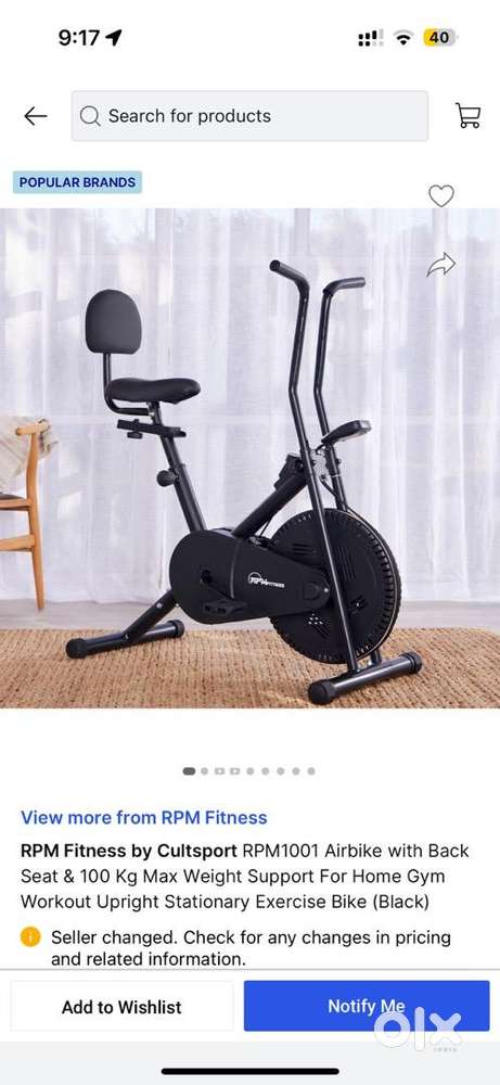 Rpm1001 air online bike