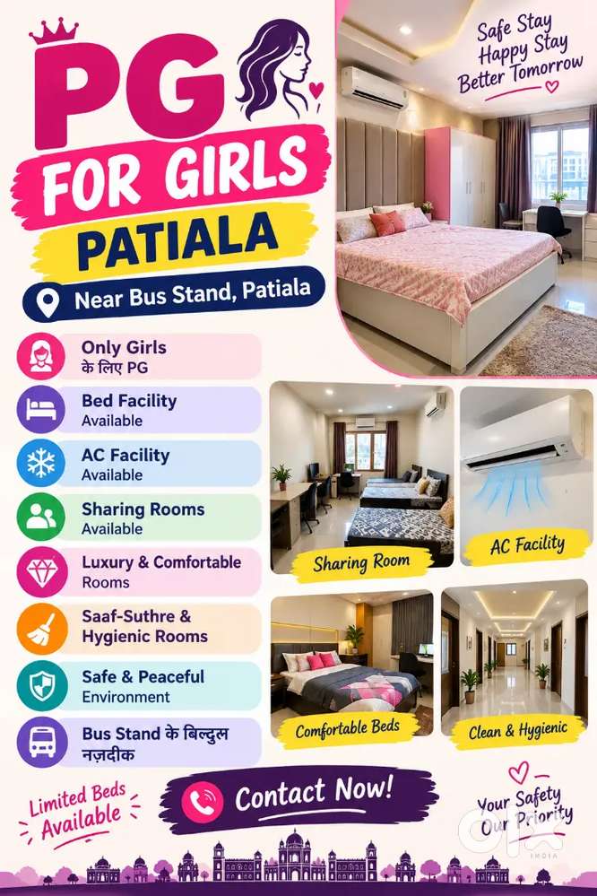 Pg for rent only girls