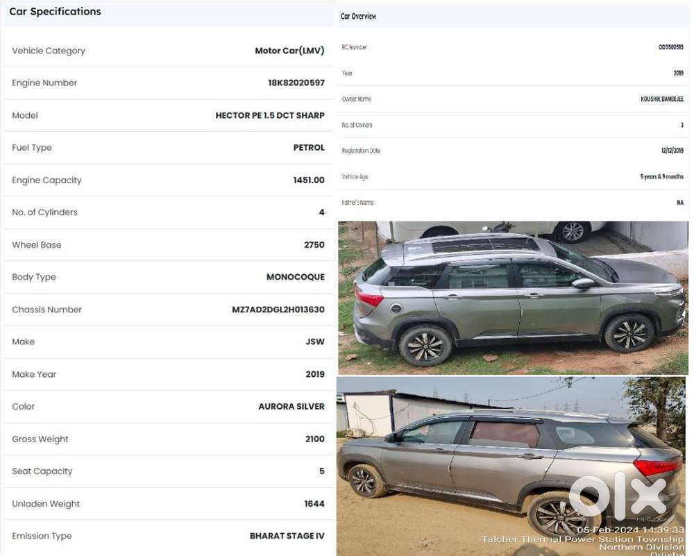 Mg Hector 2019 Automatic Petrol 50000 Km Driven