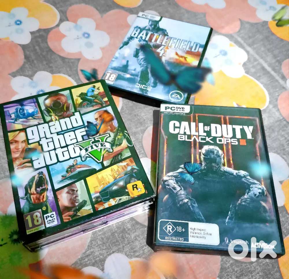GTA V, COD Black Ops III & Battlefield 4 - Games & Entertainment