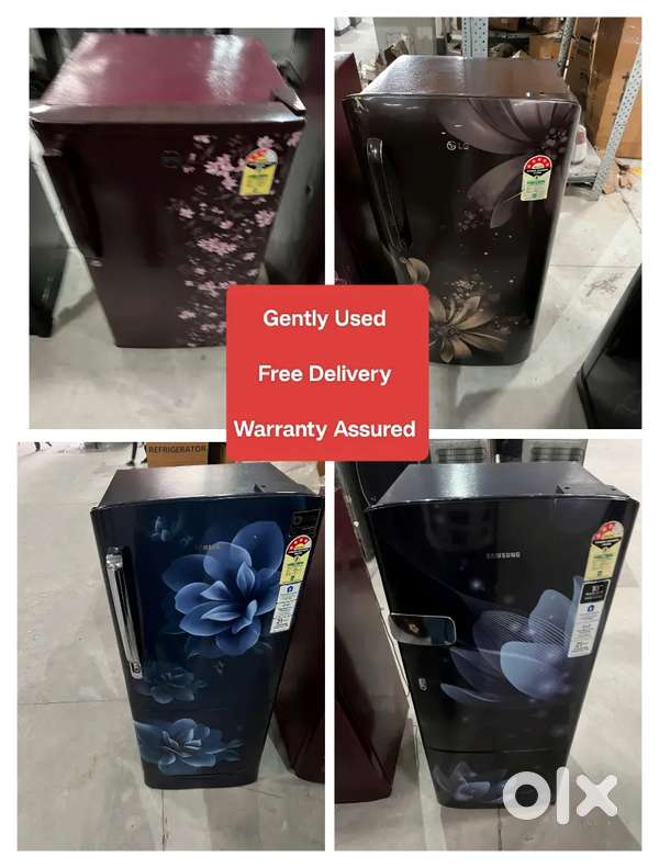 Gently Used Single Door fridge With Warranty + Free Delivery