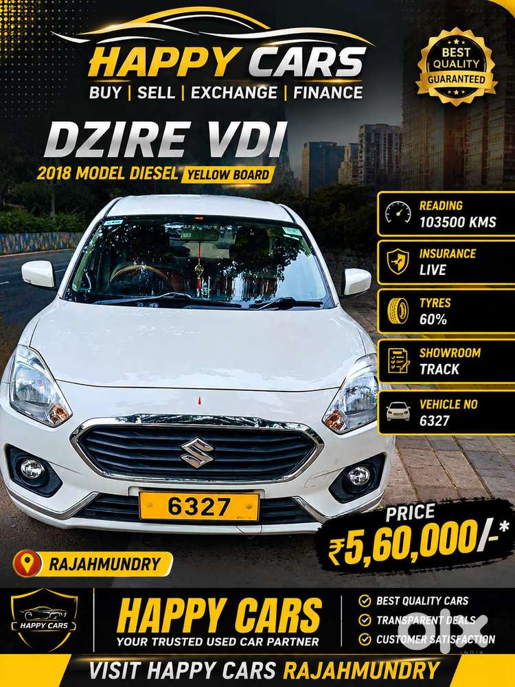 Maruti Suzuki Dzire Vdi, 2018