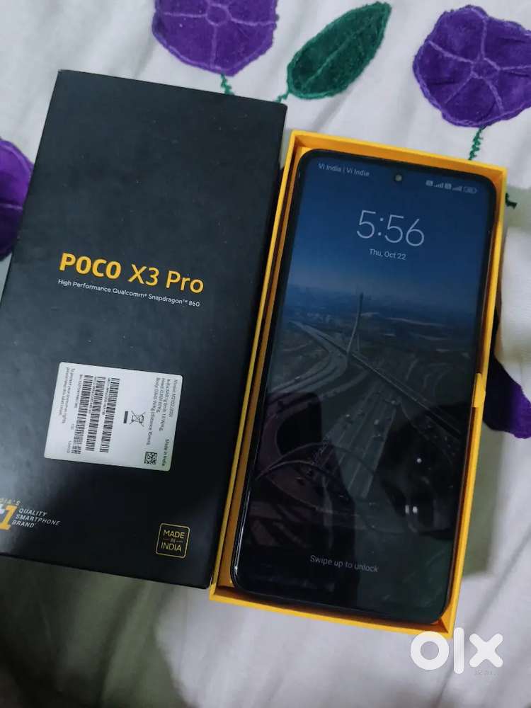 Poco x3 pro 4g gaming 120fps support 6+6/128