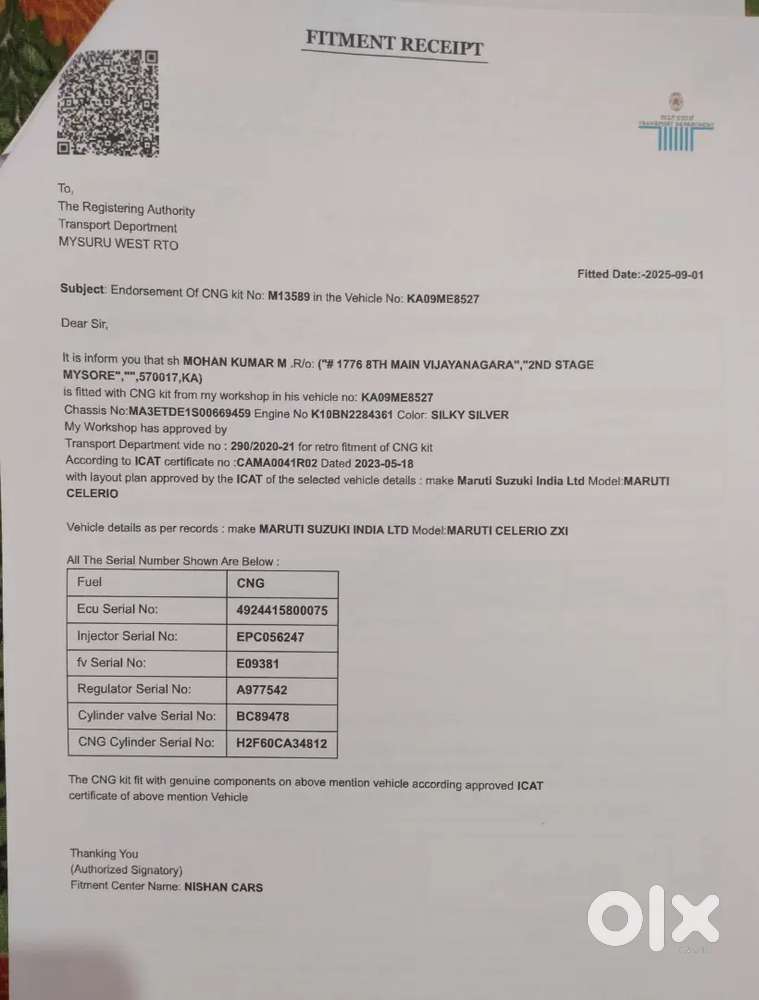 Celerio Petrol/cng Car For Sale