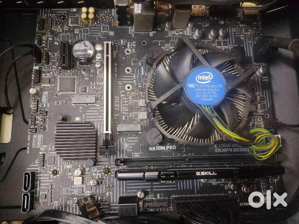 MSI H510M PRO Motherboard + Intel Core i3-10100 CPU Combo