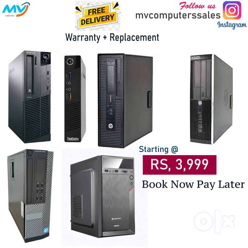 Free Delivery-laptop-cpu-desktop-computer-i5-monitor-graphic-i7-i3 