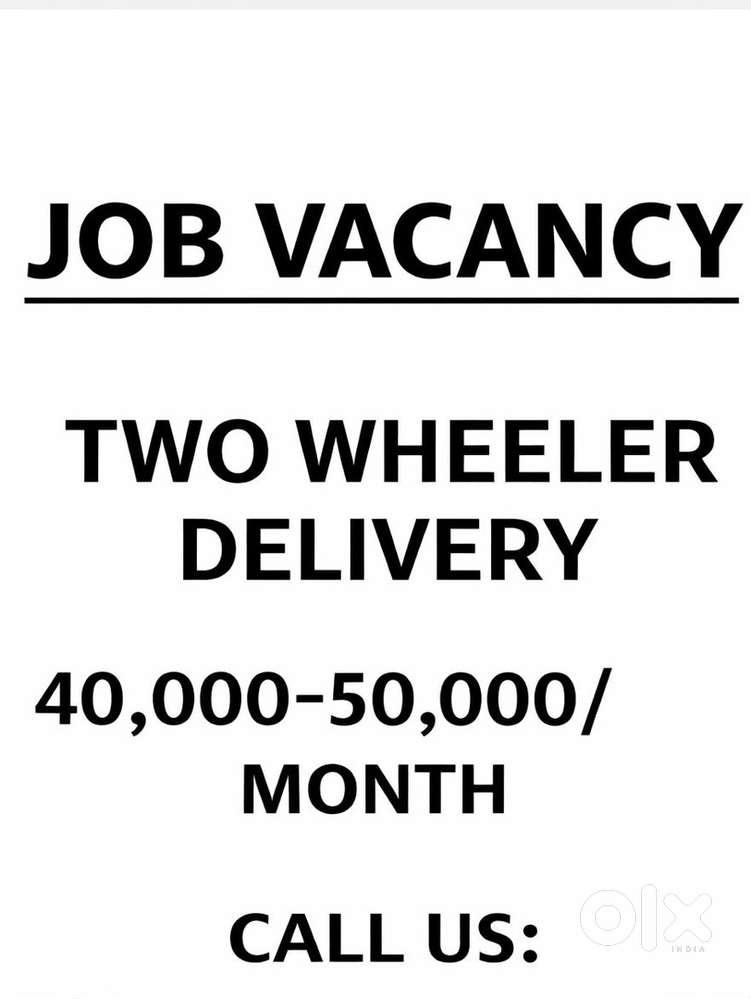 Delivery job Hiring!!