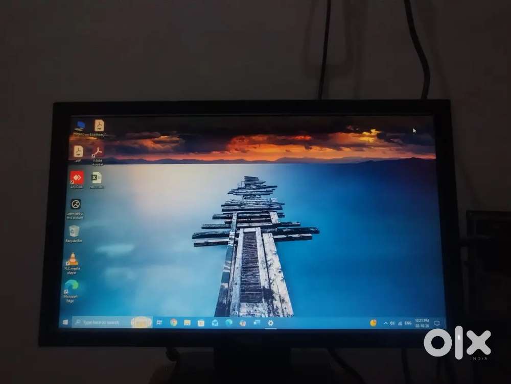 Dell Monitor Desktop PC Set (Zebronics Cabinet, Intel Pentium, Keyboar
